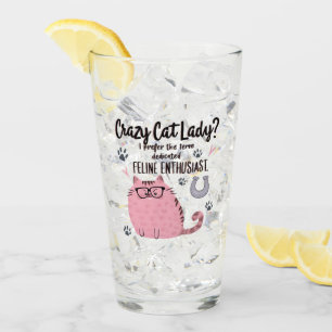 Kattebel van de bovenste plank? Grappig cadeau voo Glas