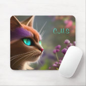  kattebloem * Monogram * Muismat (Met muis)