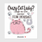 Kattebolle? Grappig Kattenliefhebber Cadeau  Sticker (Vel)
