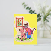 katteboom briefkaart (Staand voorkant)