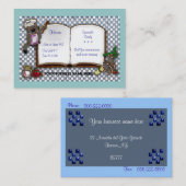 kattechef visitekaartje (Voorkant / Achterkant)