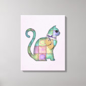 kattedoek canvas afdruk (Voorkant)