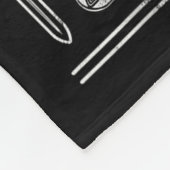 Kattegat Flokis Shipyard Nordic Mythology Viking Fleece Deken (Hoek)