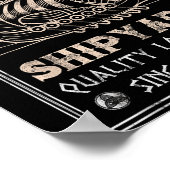 Kattegat Flokis Shipyard Nordic Mythology Viking Poster (Hoek)