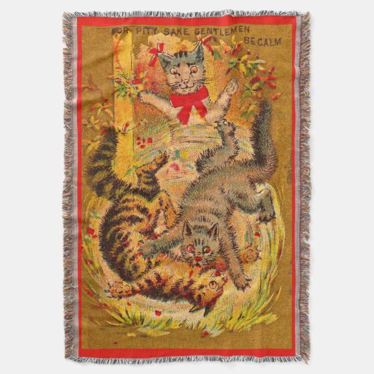 kattegevecht deken (Voorkant Verticaal)