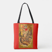 kattegevecht tote bag (Achterkant)
