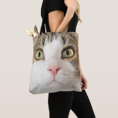 kattegezicht tote bag (Dichtbij)