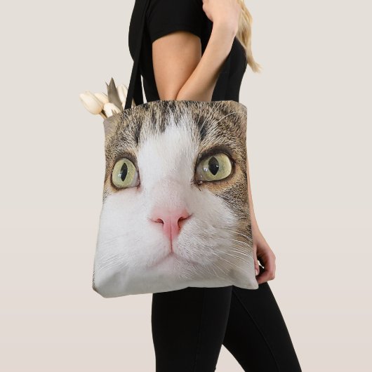 kattegezicht tote bag (Dichtbij)