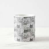 kattegezichten in gezicht kitten ooit grappige mop koffiemok (Center)