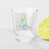 katteglas shot glas (Achterkant)