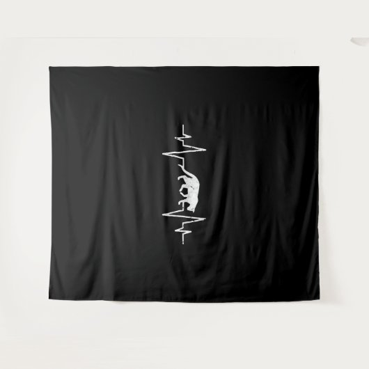 kattehartslag wandkleed (Voorkant (horizontaal))