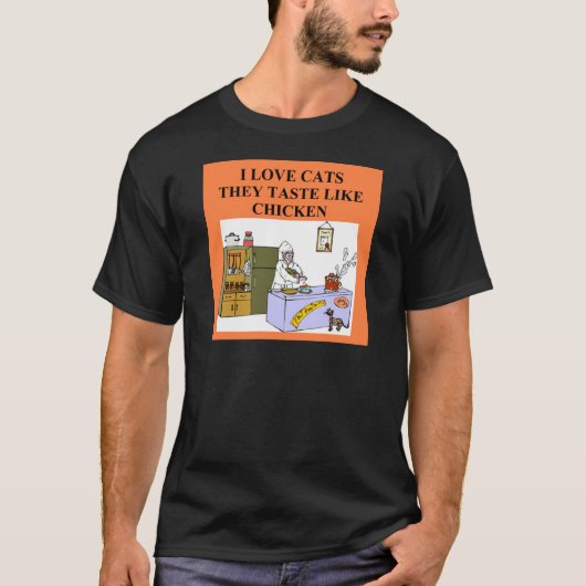 kattehater ontwerp t-shirt (Voorkant)