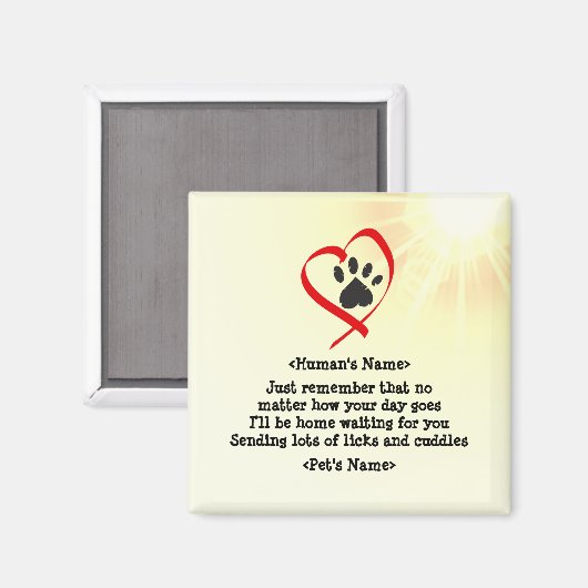  kattehondenliefhebber magneet (Voorkant / Achterkant)