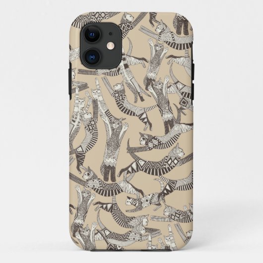 kattehoudende natuurlijke Case-Mate iPhone case (Achterkant)