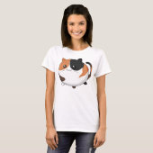 kattekattekatje van Kawaii Calico T-shirt (Voorkant volledig)