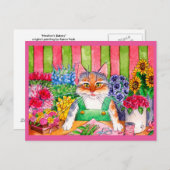 Kattekattenbloemwinkel Briefkaart (Voorkant / Achterkant)