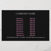 kattekattenvoer dierentuin dierentuin flyer (Achterkant)