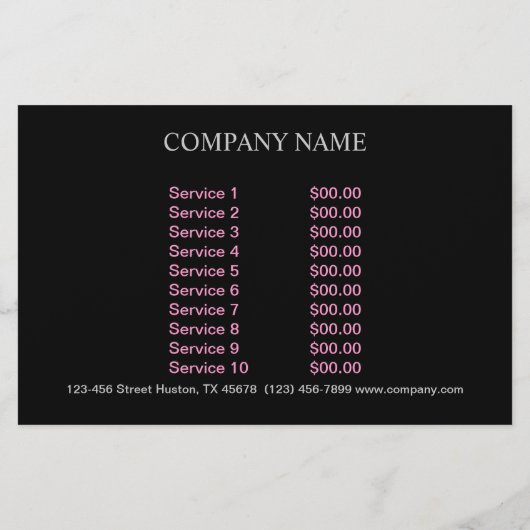 kattekattenvoer dierentuin dierentuin flyer (Achterkant)