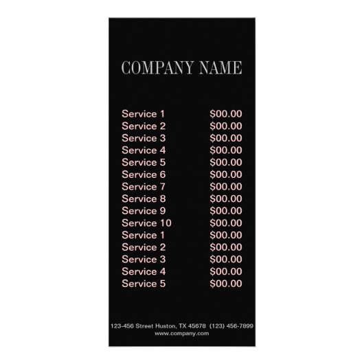 kattekattenvoer dierentuin dierentuin reclamekaart (Achterkant)