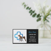 kattekattenvoer dierentuin dierentuin visitekaartje (Staand voorkant)