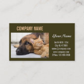 kattekattenvoer dierentuin dierentuin visitekaartje (Voorkant)