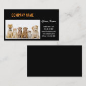 kattekattenvoer dierentuin dierentuin visitekaartje (Voorkant / Achterkant)