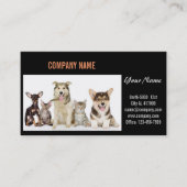 kattekattenvoer dierentuin dierentuin visitekaartje (Voorkant)