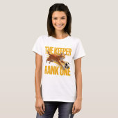 Kattekeeper T-shirt – Grappig Voetbal Cadeau (Voorkant volledig)