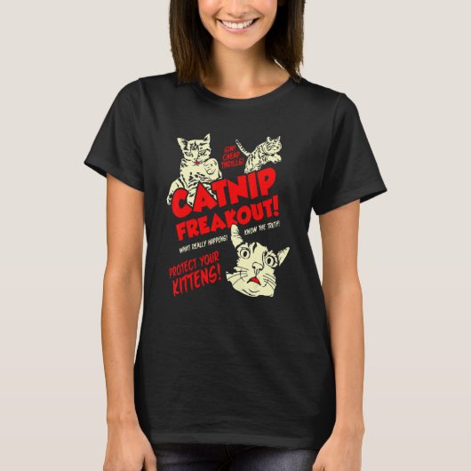 Kattekruid uitbarsting t-shirt (Voorkant)