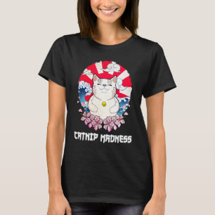 Kattekruid Waanzin Kat Kattig Humor Kat Moeder T-shirt