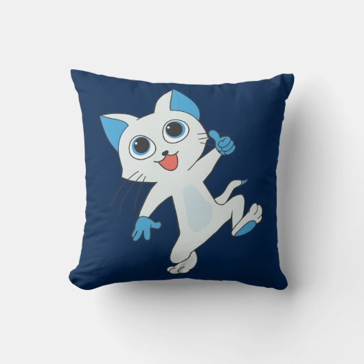 kattekussen dansen kussen (Voorkant)