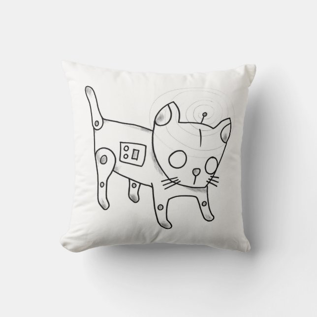 kattekussen kussen (Voorkant)