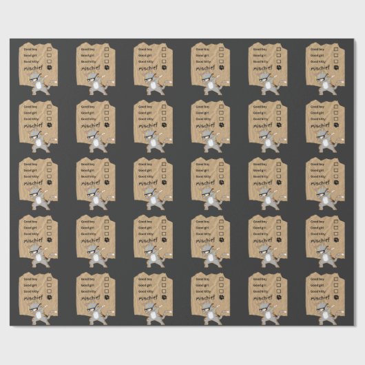 Kattekwaad Cadeaupapier (Vlak)