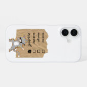 Kattekwaad iPhone 16 Hoesje (Achterkant horizontaal)