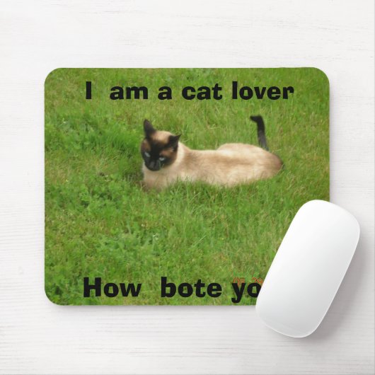 katteliefde muismat (Met muis)