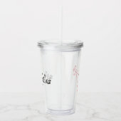 kattelijntje acryl drinkbeker (Rechts)