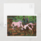 Kattels in de lente van Ernst Ludwig Kirchner Briefkaart (Voorkant / Achterkant)