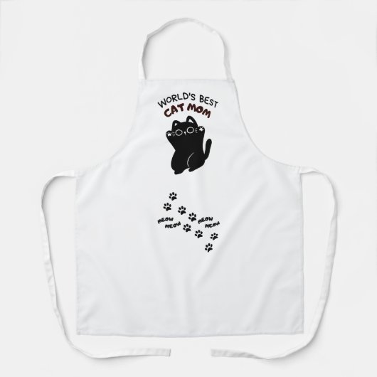 kattemoeder schort (Voorkant)