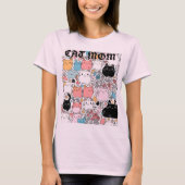 kattemoeder t-shirt (Voorkant)
