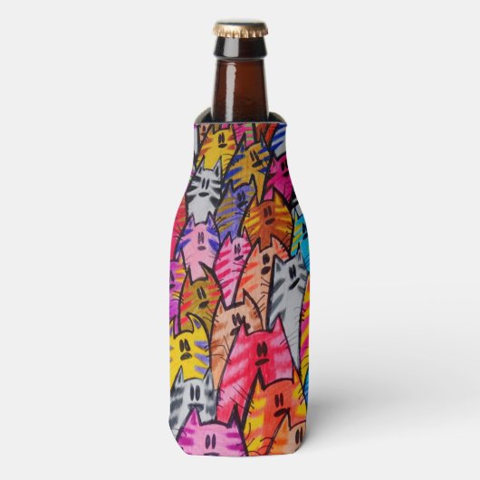 Katten 05 Koelmachine voor fles Flesjeskoeler (Fles Voorkant)