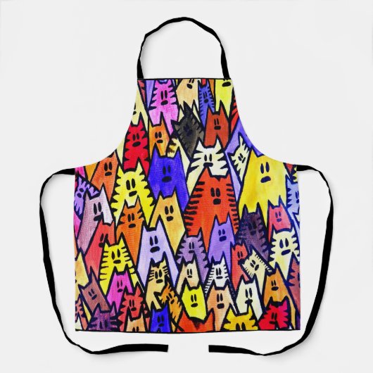 Katten 07 Apron Schort (Voorkant)