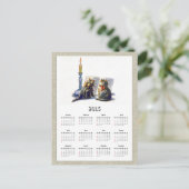 Katten 2015 Kalender II Feestdagenkaart (Staand voorkant)