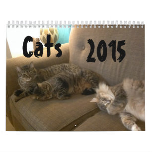 Katten 2015 Marlowe, Pepers en Griffin Kalender