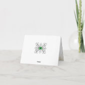 Katten aan het einde van de regenboog, St. Patrick Feestdagen Kaart (Achterkant)