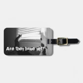 Katten - Abbie en Mo die uit het Label van de Draa Bagagelabel (Voorkant horizontaal)