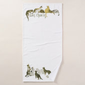 Katten, Alexandre Steinlen Badhanddoek (Badhanddoek)