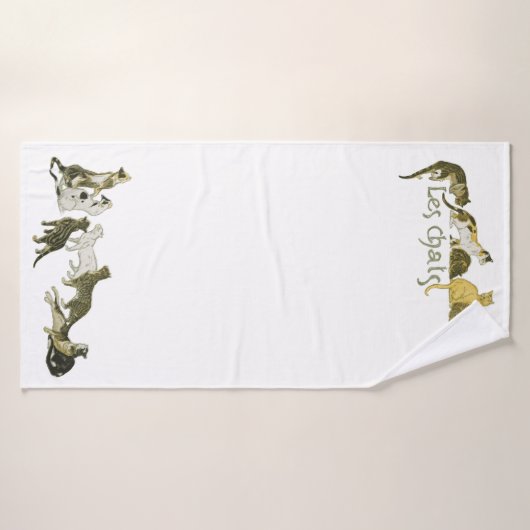 Katten, Alexandre Steinlen Badhanddoek (Badhanddoek)