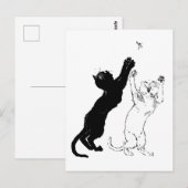 Katten, Alexandre Steinlen Briefkaart (Voorkant / Achterkant)