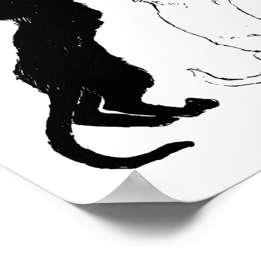 Katten, Alexandre Steinlen Poster (Hoek)
