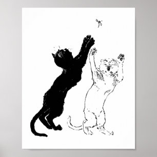 Katten, Alexandre Steinlen Poster